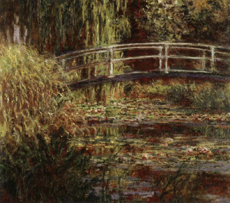 Claude Monet Water Lily Pool,Harmony in Pink china oil painting image